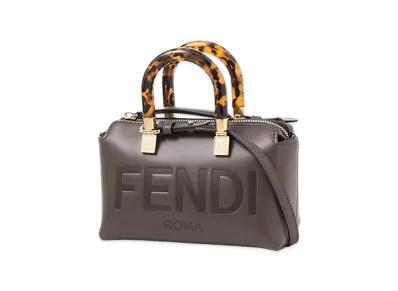 FENDI 2Way Handbag/Shoulder Bag/By The Way Mini "Darkcoffee"