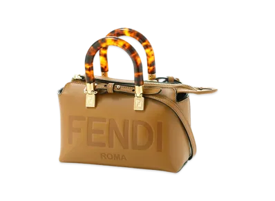 FENDI 2Way Handbag/Shoulder Bag/By The Way Mini "Brown"