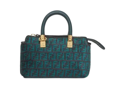 FENDI By The Way Mini Tapes League Fabric Pouch "Dark Green"