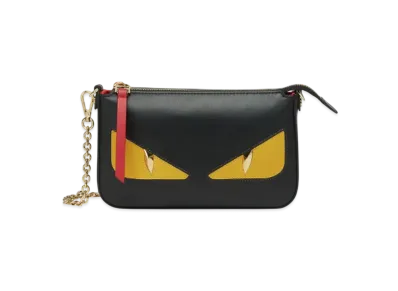 FENDI Baguette Leather Pouch Lunar New Year "Black"