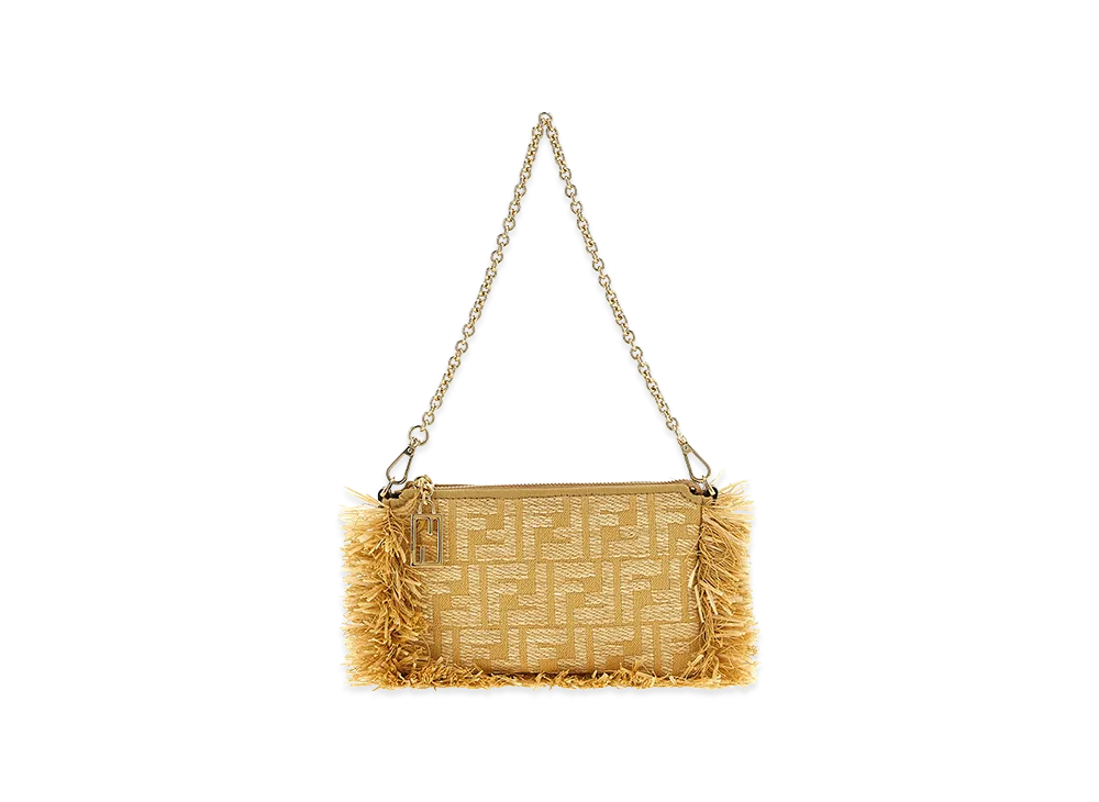 FENDI Women's Baguette Pouch "Beige"
