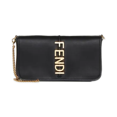 FENDI Women's Bags "Nero/Oro Soft"