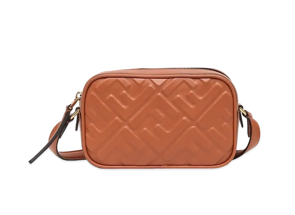 FENDI Camera Case Leather Mini Bag "Brown"