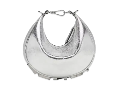 FENDI Graphy Mini Crafts Leather Mini Bag "Silver"