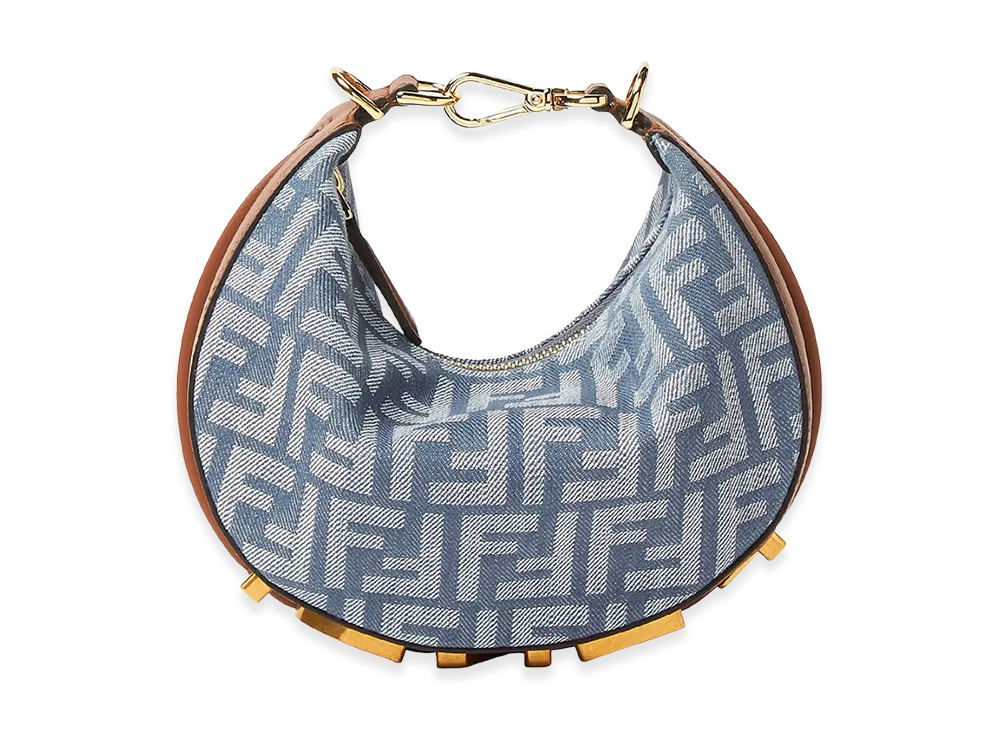 FENDI Women's Mini FENDI Women'sgraph FF Handbag "Blue"