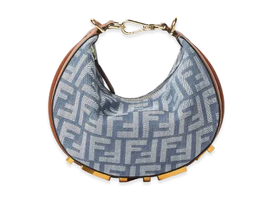 FENDI Women's Mini FENDI Women'sgraph FF Handbag "Blue"
