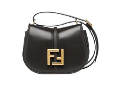 FENDI Camon Small Leather Bag "Black"
