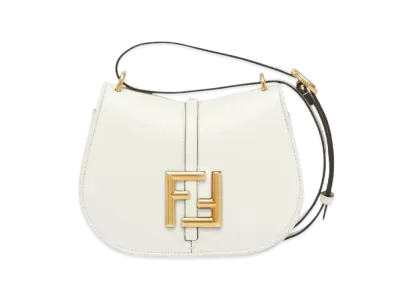 FENDI Camon Small Leather Bag "White"