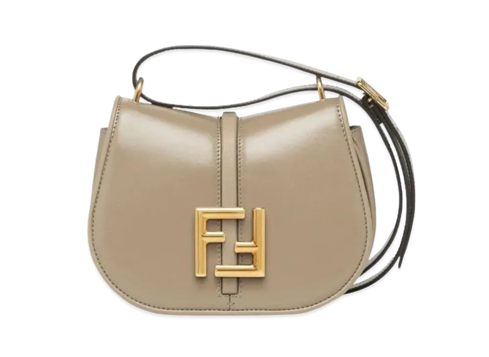 FENDI Camon Small Leather Bag "Dub Gray"