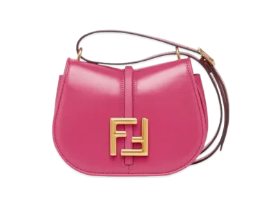 FENDI Camon Small Leather Bag "Fuchsha"