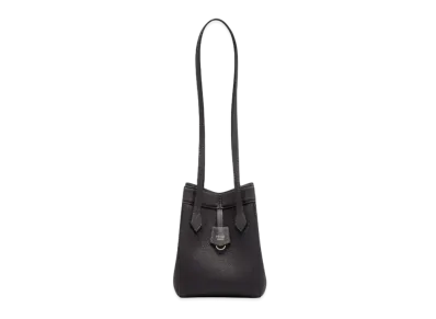 FENDI Origami Small Leather Bag "Black"