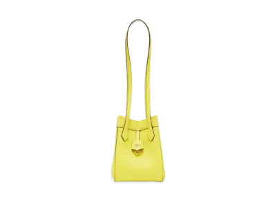 FENDI Origami Mini Leather Mini Bag That Can Be Transformed "Yellow"