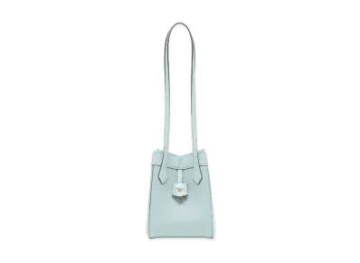 FENDI Origami Mini Leather Mini Bag That Can Be Transformed "Light Blue"