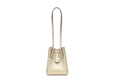 FENDI Origami Mini Transformable Metallic Leather Mini-Bag "Gold"