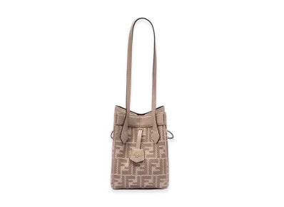 FENDI Women's Origami Mini Shoulder Bag "Beige"