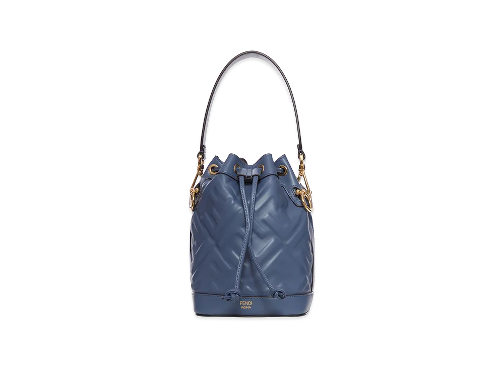 FENDI Women's Mon Tresor Mini Bucket Bag "Blue"