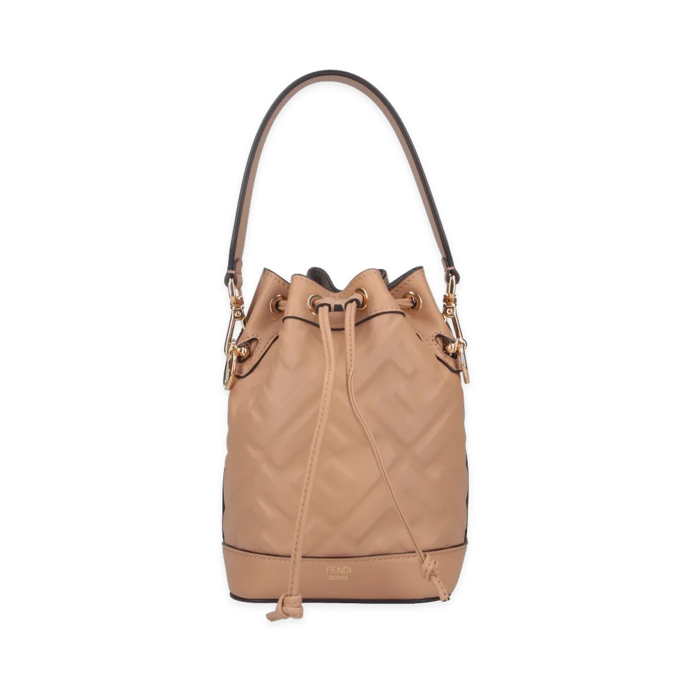 FENDI Women's Bags "Miele Scuro/Oro Soft"