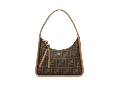 FENDI Mini Fendessence FF Fabric Mini-Bag "Brown"