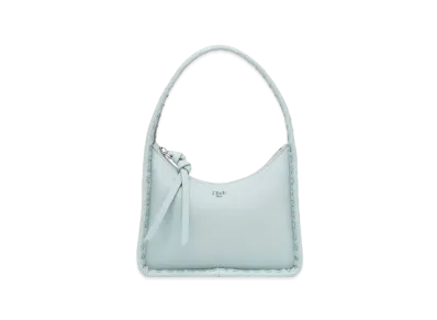 FENDI Mini Fendessence Small Selleria Bag With 264 Hand-Sewn Topstitches "Light Blue"