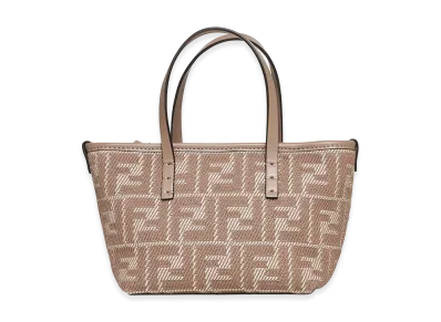 FENDI Women's Roll Mini Shopping Bag "Beige"