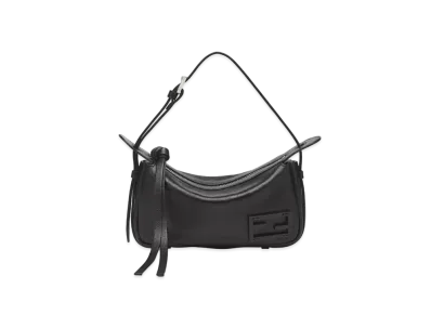 FENDI Simply Fendi Mini Leather Mini-Bag "Black"