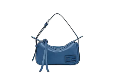 FENDI Simply Fendi Mini Leather Mini-Bag "Blue"