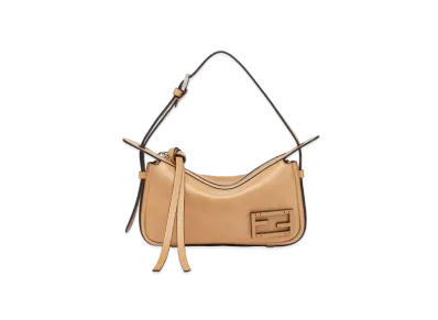 FENDI Simply Fendi Mini Leather Mini-Bag "Brown"