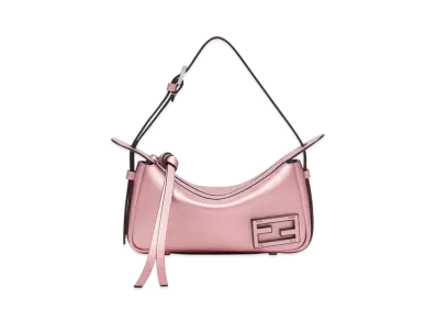FENDI Simply Fendi Mini Metallic Leather "Pink"