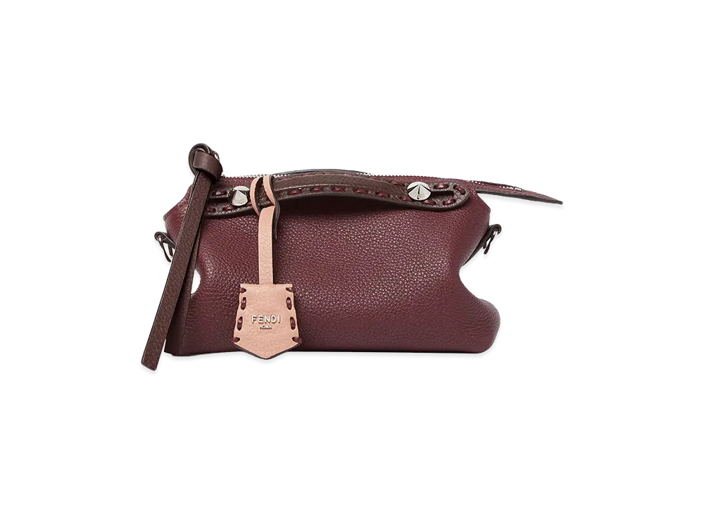 FENDI Women's By The Way Soft Selleria Mini Handbag "Bordeaux"