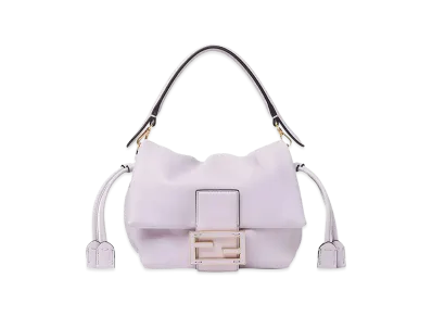 FENDI Women's Mamma Baguette Small Nappa Leather Bag "Purple"