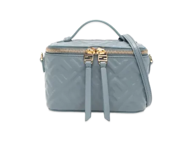 FENDI Women's Vanity Crossbody Bag "Light Blue"