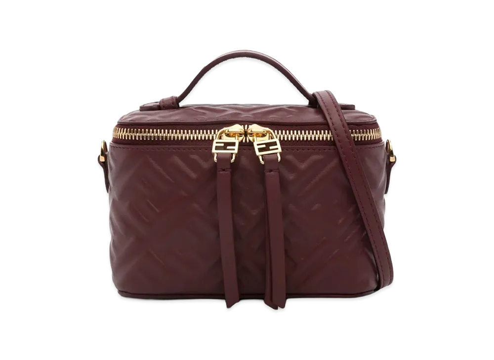 FENDI Women's Vanity Crossbody Bag "Red"