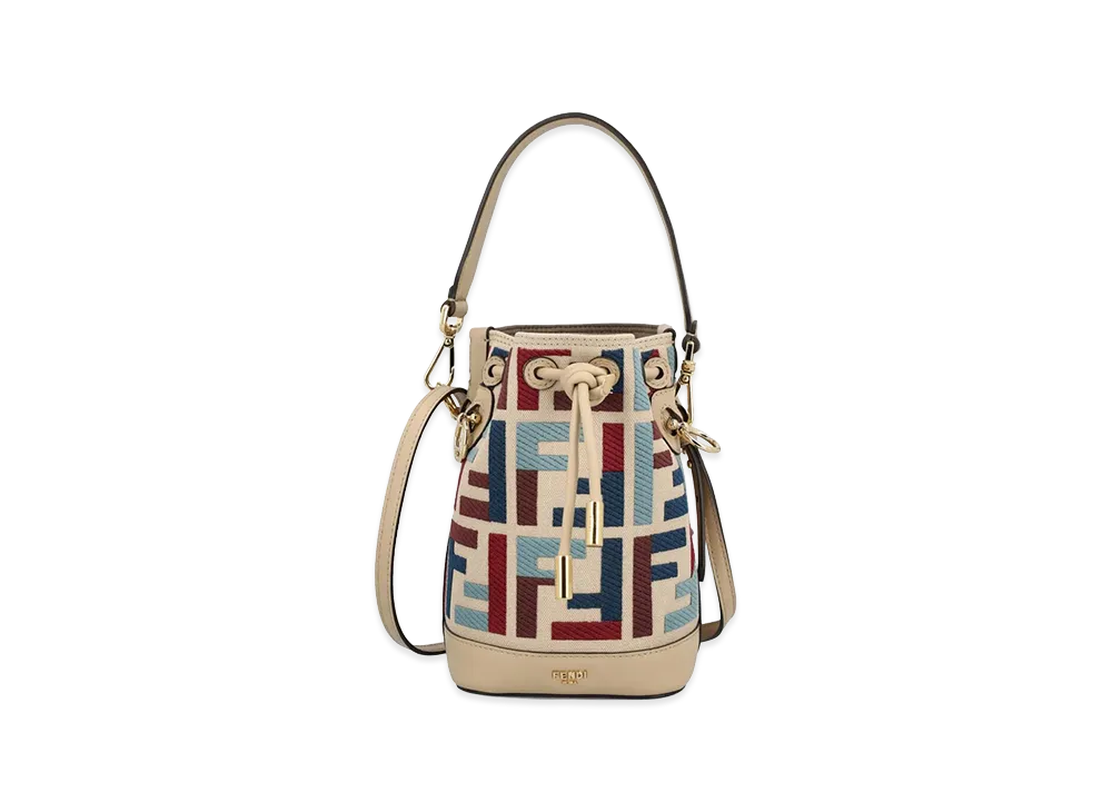 FENDI Women's Mon Tresor Bucket Bag "Multicolor"