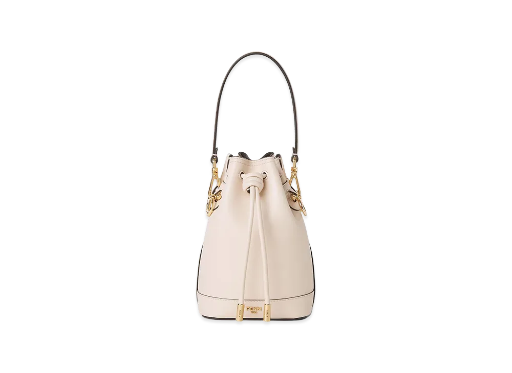 FENDI Women's Mon Tresor Mini Bucket Bag "White"