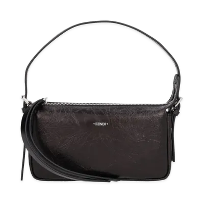FENDI Women's Zip Top Small "Black"