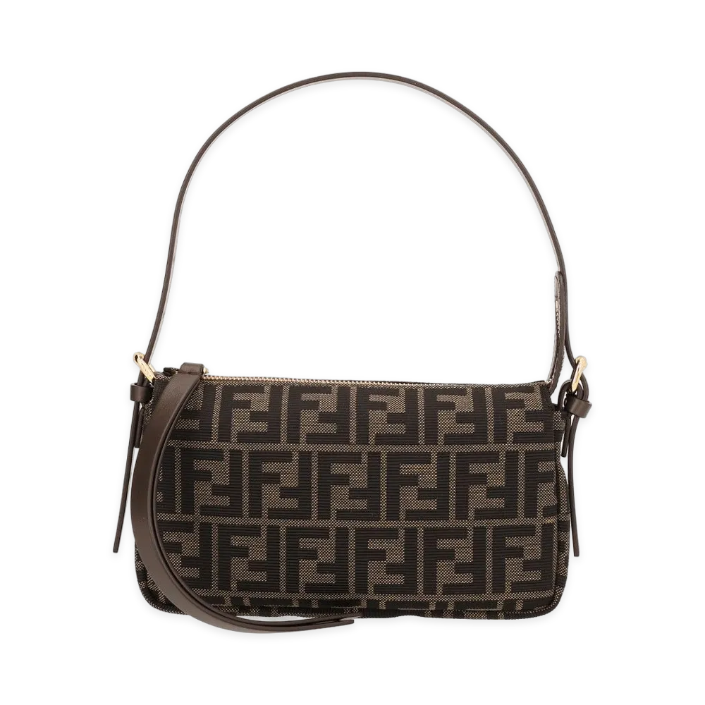 FENDI Women's Zip Top Small "Brown"
