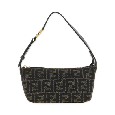 FENDI Women's Vanity Small Pouch "Brown"