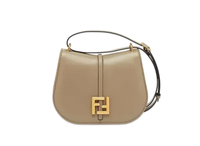 FENDI Cmon Medium Leather Bag "Dub Gray"