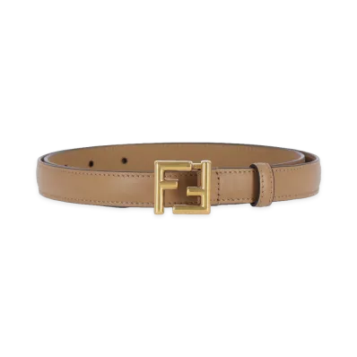 FENDI Women's Belts "Buff/Brown"