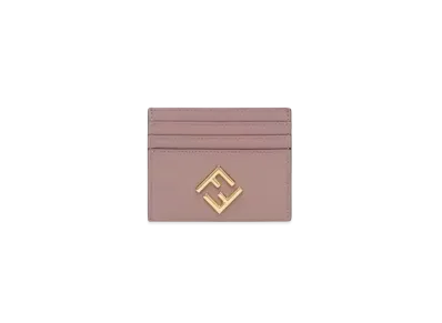 FENDI FF Diamonds Card Case "Pink"