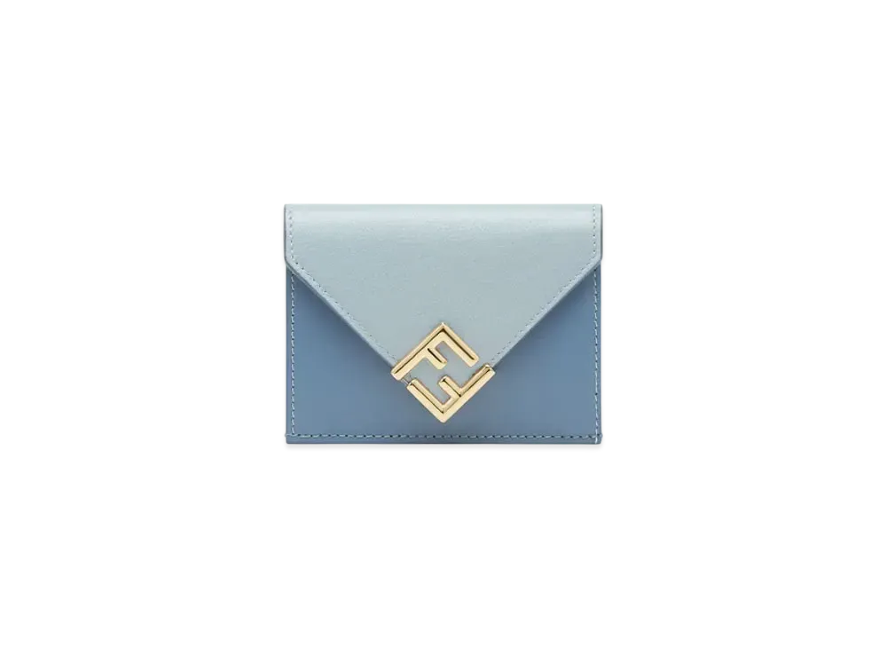 FENDI FF Diamonds Wallet "Light Blue"
