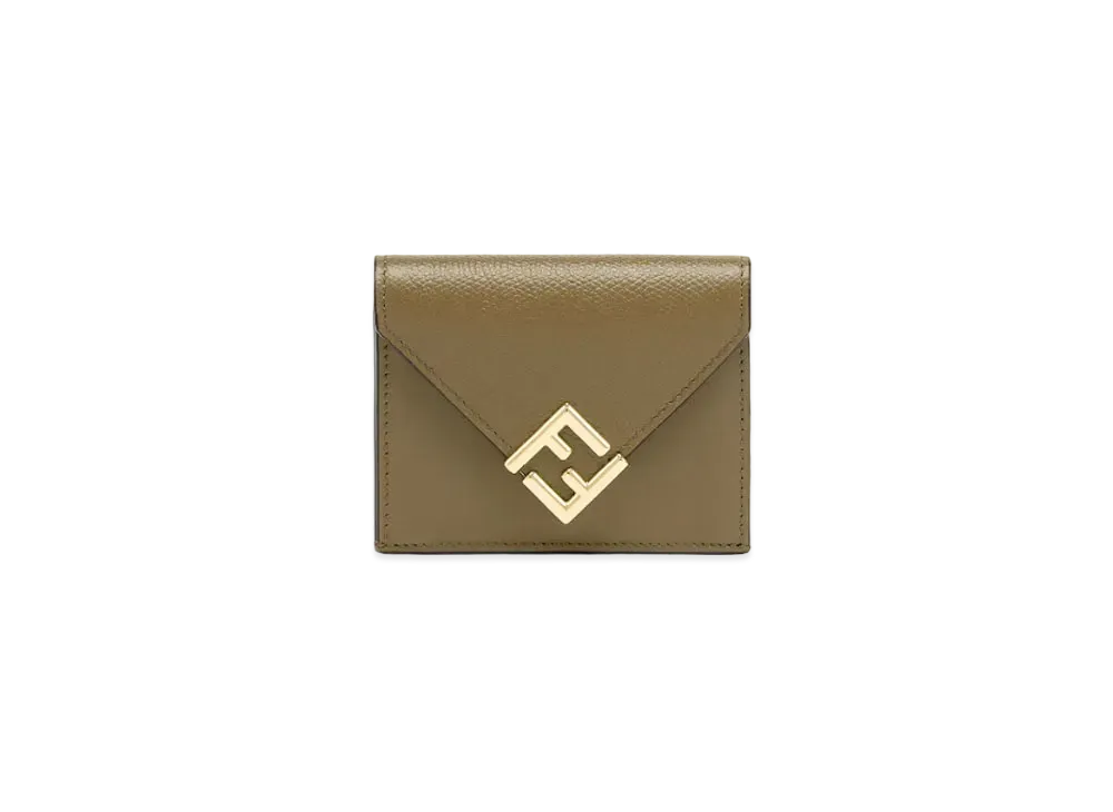 フェンディ FFダイヤモンド財布 "グリーン" 8M0480ALV4F1D3Q