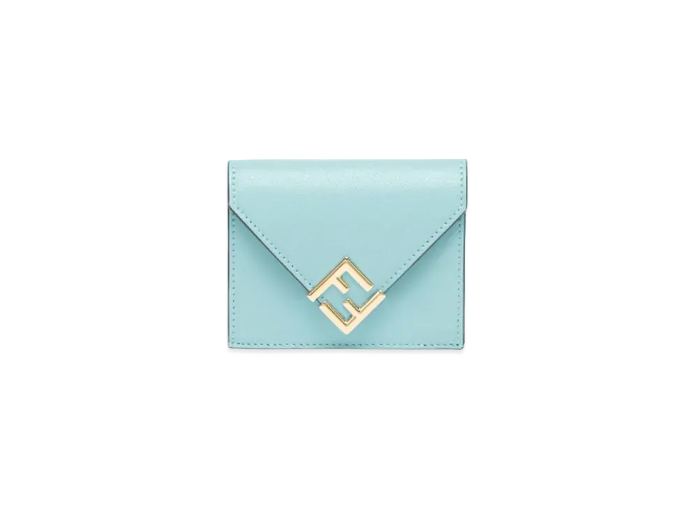 FENDI FF Diamonds Wallet "Light Blue"
