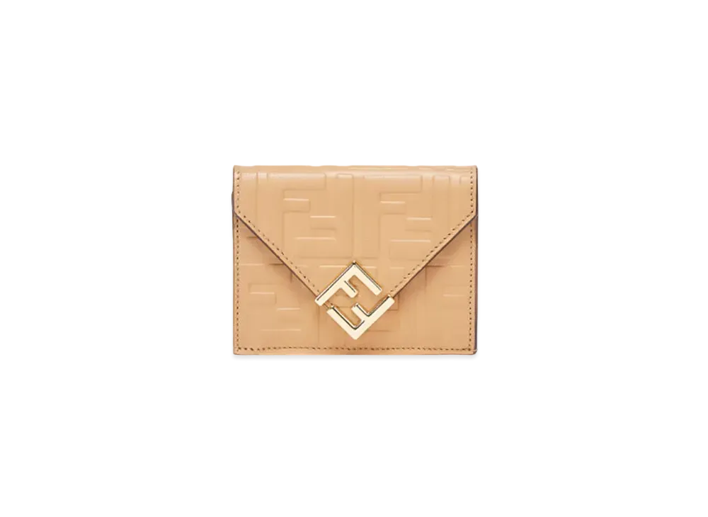 FENDI FF Diamonds Wallet "Brown"