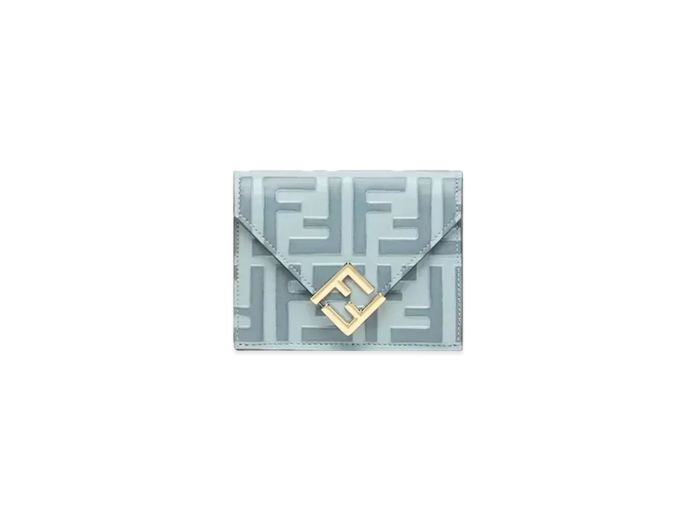 FENDI FF Diamonds Wallet "Light Blue/Blue"