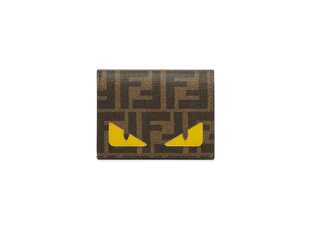 FENDI Wallet Lunar New Year FF Fabric "Brown"