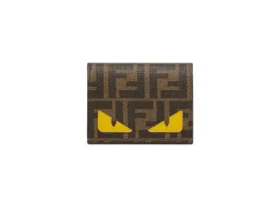 FENDI Wallet Lunar New Year FF Fabric "Brown"