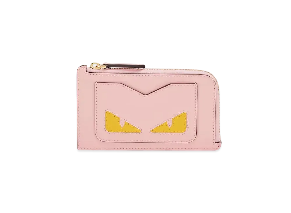 FENDI Leather Card Case Lunar New Year "Pink"