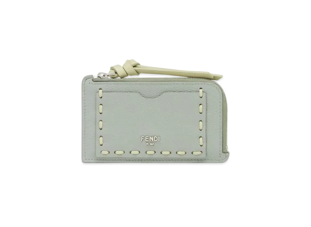 FENDI Peekaboo Card Case "Green"
