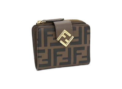 FENDI Women's FF Diamond Small Wallet "Maya/Nero"